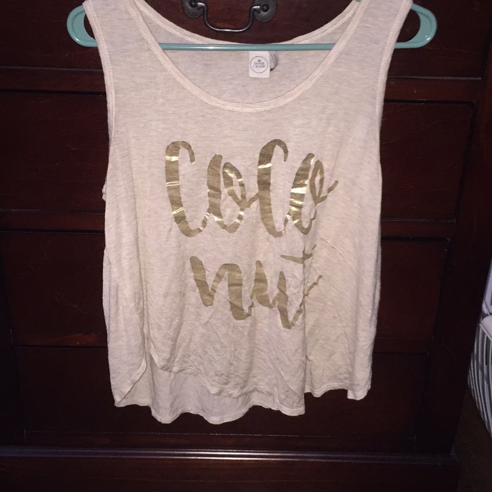 Cute tank top sleeping shirt